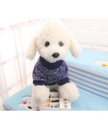 Buy Navy Blue Fleece Pet Sweater for Dogs & Cats | Warm Puppy Coat - International Shipping Available - Buy Online on GoSupps.com