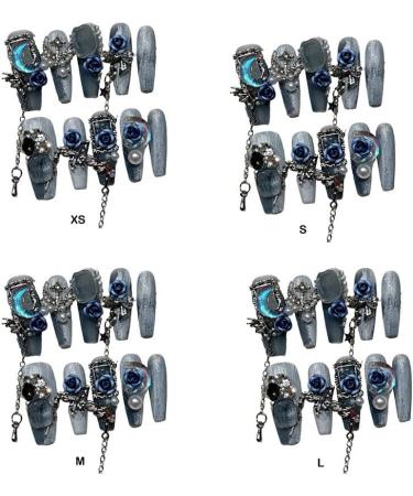 IEEDFJKK Gifts For Nail Lovers Nails Kit With Various Patterns Long-lasting And Sturdy False Nails ABS Nail Art Nail Kit L - Buy Online on GoSupps.com