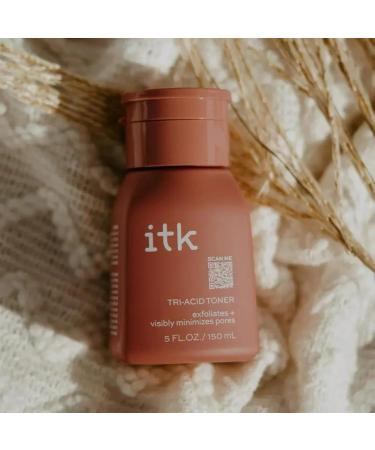 ITK Tri-Toner Face Exfoliator & Dark Spot Corrector - Minimize Pores & Achieve Glowy Skin Niacinamide-Infused 5 Fl Oz - International Shipping Available - Buy Online on GoSupps.com