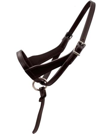 Derby Originals Paris Tack Double Layered Leather Grow with Me Adjustable Horse Foal Halter - Havana Brown - Buy Online on GoSupps.com