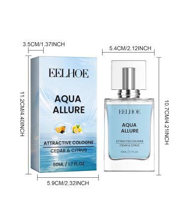 Pheromone Cologne for Men-Charm Cologne for Men - Hypnosis Cologne Fragrances for Men Cologne for Men to Attract Woman Eau de Toilette Enhanced Fragrances Perfume-50ML (AQUA ALLURE-3 Pack) - Buy Online on GoSupps.com