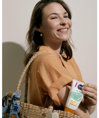 NIVEA SUN Kids Mineral Cream SPF 50+ (1 x 150 ml) 100% Minerals UVA/UVB Filter Sunscreen Ultra Water Resistant Sun Protection and Vegan Formula - Buy Online on GoSupps.com