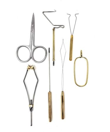 Colorado Anglers Wooden Fly Tying Standard Tool Kit with Vise, Bobbin, Threader, Bodkin, and More - Complete Fly Fishing Materials Set - Buy Online on GoSupps.com