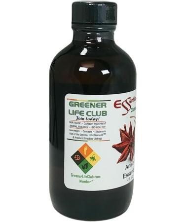 Essential Depot Anise Star Essential Oil - GC/MS Tested - Supplied in 4 oz. Amber Glass Bottle with Black Phenolic Cone Lined and Safety Sealed Cap - Buy Online on GoSupps.com