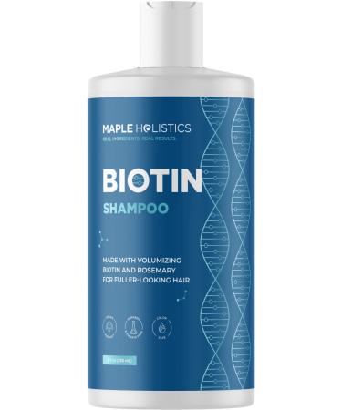 Biotin Vitamins & Sulfate-Free Shampoo for Thinning Hair | Volumizing Formula with Keratin, Rosemary & Tea Tree Oil | For Men & Women | Promotes Hair Growth & Skin Health - Buy Online on GoSupps.com