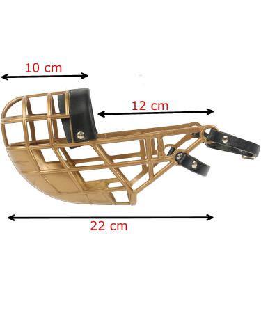 Buy Don Pare Muzzle Model 101 in Gold - Ideal for Dogs Kennels Racing & Safety | Amathings - Buy Online on GoSupps.com