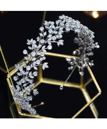 Aoligrace CZ Bride Headband - Bridal Wedding Hair Accessories - Buy Online on GoSupps.com