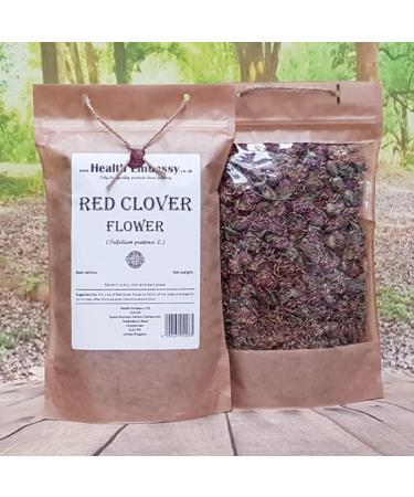  HEALTH EMBASSY Health Embassy Red Clover Flower Herbal Tea | Trifolium Pratense L | Red Clover Flower Tea 100g - Buy Online on GoSupps.com