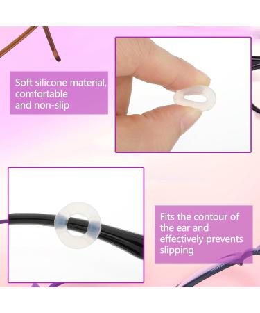 10 Pairs Anti-Slip Silicone Ear Hooks for Glasses | Transparent Round Ear Pads for Sports & Reading Glasses - Buy Online on GoSupps.com