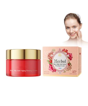 Crsetmyth Antiwrinkle cream 30 g ros day cream for women facial cream with relaxing effect antiaging skin care with refinement effect smoothes wrinkles and contours