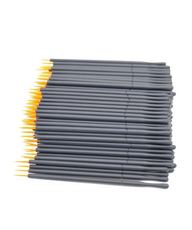 Ipetboom 100pcs Disposable Eyeliner Applicators Wand Applicator Eyeliner Liquid Tool Eye Shadow Brush Make up 15cmX10cm Orange