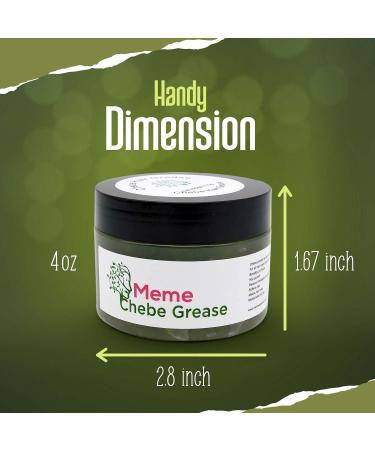 Meme Beauty Depot Hair Grease with Chebe Powder and Karkar Oil - 4 fl oz | Hydrating Hair Mask for Curly Hair | Promotes Growth & Shine - Buy Online on GoSupps.com