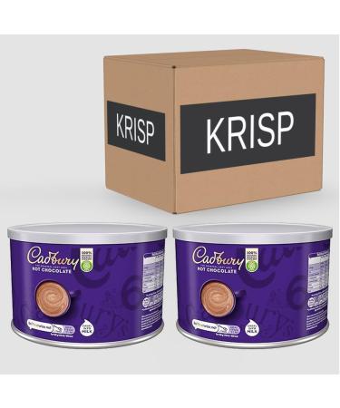 2 x 1kg Instant Hot Chocolate Powder Breakfast Winter Cocoa Drink Milk Beverage - Buy Online on GoSupps.com