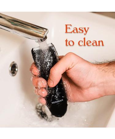 Meridian Onyx Ceramic Trimmer Replacement Blades - 3 Pack for Electric Body & Pubic Hair Trimmer - Buy Online on GoSupps.com