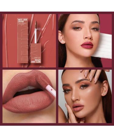  JUDEWY Matte Lip Oil Matte Liquid Lipstick Velvet Lip Nectar Makeup (3) - Buy Online on GoSupps.com