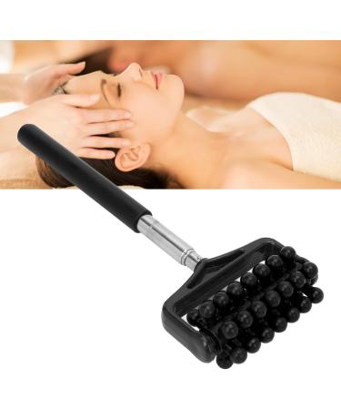 Telescopic Back Massage Scooter - Extendable Roller Massager for Sore Muscles Relief | Black | Men & Women | Ideal for Muscle Relaxation - Buy Online on GoSupps.com