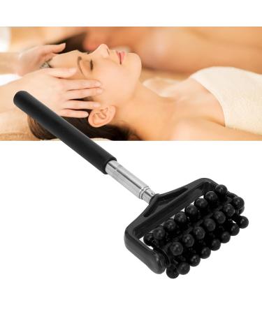 Back Massage TeleskoProll Device - Portable Massage Stick for Body Relief | Ideal for Men & Women - Comfort & Care in Black - Buy Online on GoSupps.com