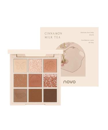 9-Colored Eyeshadow Palette | Best Nude Tones - Matte Shimmer & Glitter - Durable Professional Makeup - Buy Online on GoSupps.com