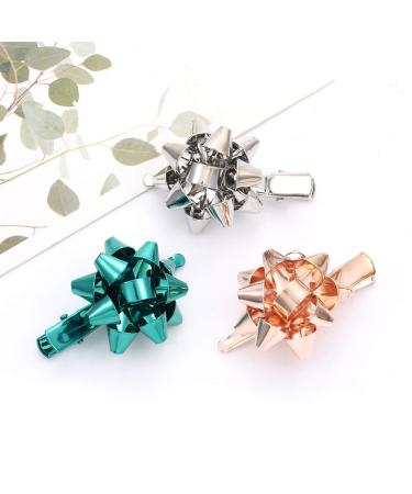 NVENF Christmas Hair Clips for Women - Festive Snowflake Hairpins Holiday Accessories (Style A) - Buy Online on GoSupps.com