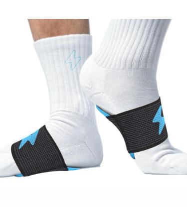 Blue Strike Arch Supports Arch Support Sleeve with Built-in Orthotic Gel Pads Arch Support Inserts for Flat Feet Plantar Fasciitis High Arches Soft and Breathable Foot Sleeve