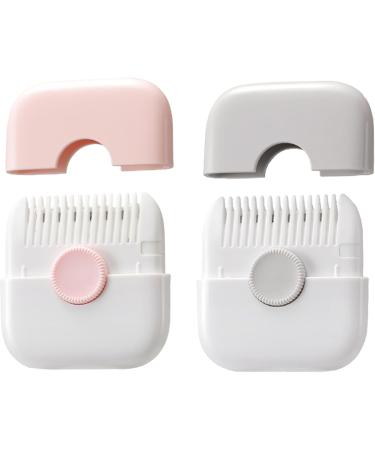 Split Ends Hair Trimmer for Women 2 in 1 Mini Split End Repair Hair Brush Detachable Dustproof Knob Adjustable Stainless Steel Slicer Hair Clipper Grey - Buy Online on GoSupps.com