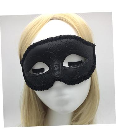 Didiseaon Party Mask Mask Unique Masquerade Wedding Costumes Costume Party Black Outfit Makeup Masquerade Ball Black Costume Masquerade Costume Eye Dreses Halloween Men and Women Make up - Buy Online on GoSupps.com