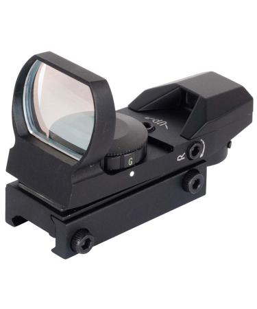 NcSTAR Red Dot Sight TACTICAL RED DOT WITH 4 DIFFERENT RETICLES/BLACK