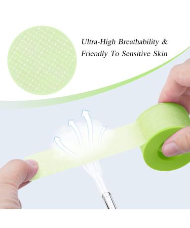 QUEWEL Green Lash Tape for Eyelash Extensions - Eye-Friendly Microfoam Tape for Salon Use (1 Roll) - Buy Online on GoSupps.com