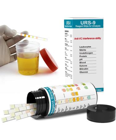 Buy Keto Test Strips for Ketogenic & pH Diets - 100 URS 9 Portable Urine Analysis Strips for Accurate Ketone Testing - Buy Online on GoSupps.com