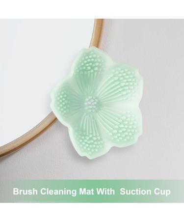Silicone Make-Up Brush Cleaning Mat | Portable & Eco-Friendly Pad for Quick Brush Cleaning - Buy Online on GoSupps.com