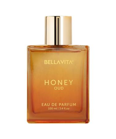 Luxury Honey Oud Unisex Eau De Parfum With Bergamot Patchouli Vanilla Premium Long Lasting Sweet & Spicy Liquid Fragrance 100ml
