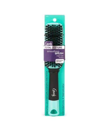 Goody x Total Texture Smoothing Brush - Vegan Boar Bristles Help Condition and Smooths Hair Cuticles for Enhanced Shine Shine - For Natural and Textured Hair - Non-Slip Grip - Buy Online on GoSupps.com