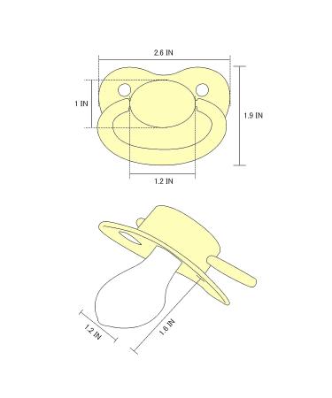 LittleForBig Pacifier BigShield Gen-1 Yellow - Buy Online on GoSupps.com
