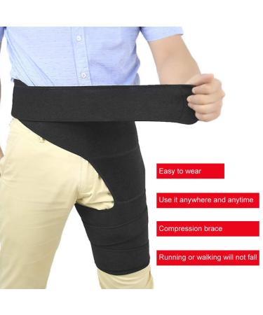 Buy ZJchao Groin Compression Wrap & Sciatica Brace | Thigh & Hip Support Sleeve for Pain Relief - International Shipping Available - Buy Online on GoSupps.com