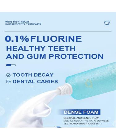  Comioke Pack of 2 whitening toothpastes with nicotinamide 100g - Niacinamide toothpaste for deep cleaning enamel repair and intense whitening fresh breath and - Buy Online on GoSupps.com