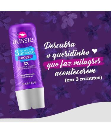 Aussie Deeeeep 3 Minute Miracle Moisturising Treatment 235ml - Deep Hydration for All Hair Types | International Shipping Available - Buy Online on GoSupps.com