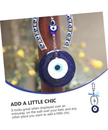 ORFOFE 1pc Blue Eyes Pendant Car Christmas Decorations Car Key Ring Turkish Evil Eye Pendant Household - Buy Online on GoSupps.com