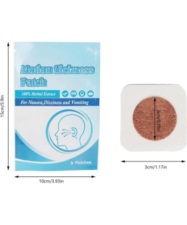 Motion Sickness Patch 30Pcs | Waterproof Ear Patch | 72H Relief | Rapid Absorption | Vomiting & Nausea - Buy Online on GoSupps.com