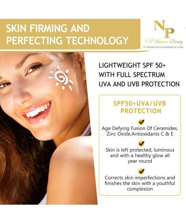 Tinted Moisturizer with SPF 50+ | Youthful Radiance & UV Protection | 16 oz - Shop Internationally - Buy Online on GoSupps.com