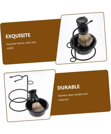 4 Sets Beard Care Kit - Durable Shaving Bowl & Brush for Men | Convenient Shaving Accessories for Grooming - Buy Online on GoSupps.com