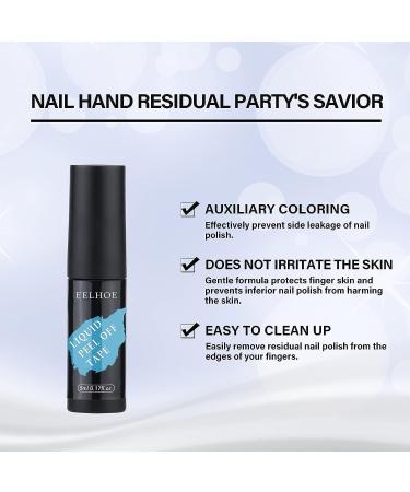 5ML Liquid Nail Lacquer Tape Glue Off Peel Guard - Cuticle Protector for Nails - One Size - Buy Online on GoSupps.com