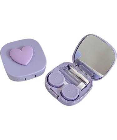 HNsdsvcd Portable Contact Lens Box | Square & Heart Shaped Travel Case | Pocket-Sized Storage for Contact Lenses - Shop Internationally - Buy Online on GoSupps.com