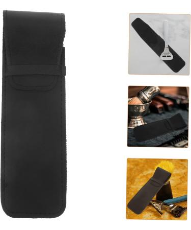 Buy Minkissy Leather Razor Case - 4 Piece Outdoor Accessories for Men | Handmade Travel Shaver Cover - Buy Online on GoSupps.com