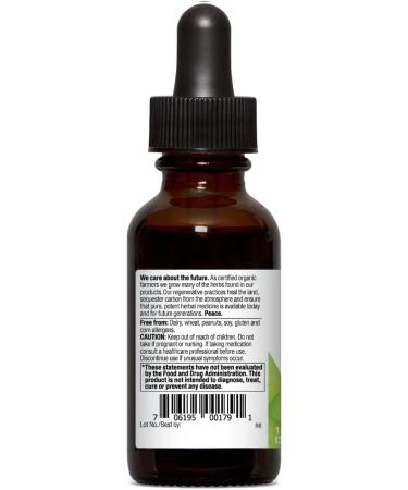 Oregon's Wild Harvest 1:4 Organic Slippery Elm Extract 1 Fluid Ounce - Buy Online on GoSupps.com