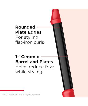 REVLON Style Multiplier Versatile Styler Flat and Curl Iron - Red - Buy Online on GoSupps.com