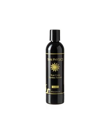 Tan Physics Self Tanner 8 Fl Oz - True Color Sunless Tanner with Blue Makeup Bag | Bestselling Self Tanners for Quick Natural Tan - Buy Online on GoSupps.com