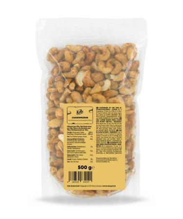 Koro - cashew nuts with chilli without flavor enhancers 500 g - roasted and salted - vegetable protein source - crisp snack & topping - Buy Online on GoSupps.com