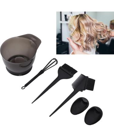 Hair Dye Coloring Kit Professional DIY Salon Tool Hair Tinting Bowl Hair Dye Brush Ear Cover Hair Coloring Dyeing Bleaching Hair Dye Tools Set for Home Salon Use (black) - Buy Online on GoSupps.com