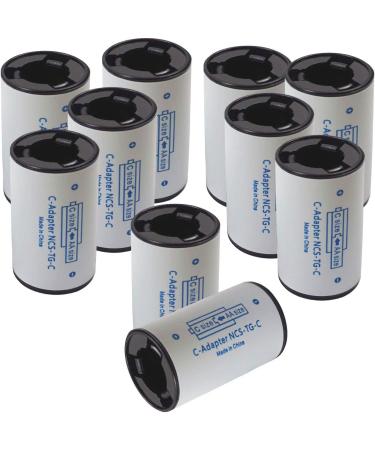 Buy MINCHEN Pack of 10 C Size Converter Cases | AA to C Battery Adaptor - S-C 04 | International Shipping Available - Buy Online on GoSupps.com