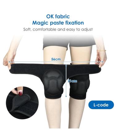 CECOMBINE Knee Pads For Men/Women - Thick Foam Work Knee Pads Stretchy -  2 PCS (Black) - Buy Online on GoSupps.com